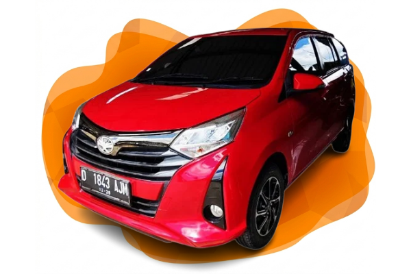 Mobil Bekas Sampit Calya G 2021 Facelift Merah